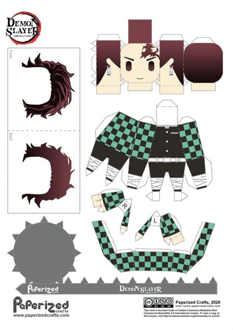 Demon Slayer Papercraft Example 7