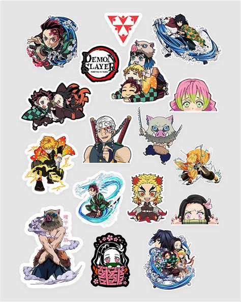 Demon Slayer Stickers