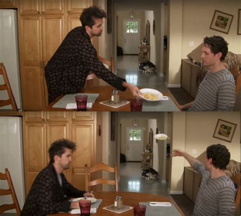 Dennis and Mac meme template with a funny conversation