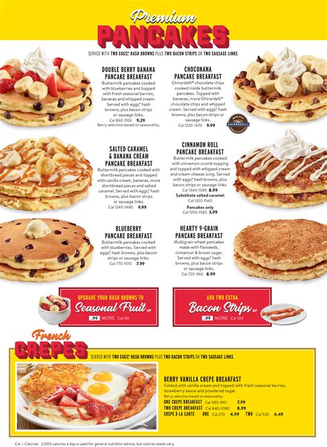 Denny's Menu Deals