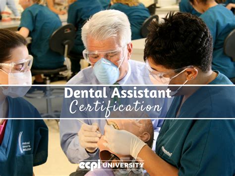 Dental assistant certification