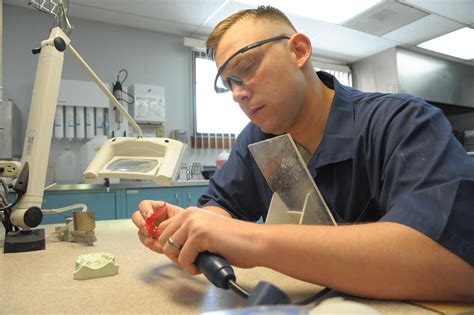 Dental Lab Technician Working