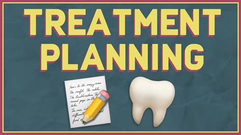 A template for outlining dental treatment plans.