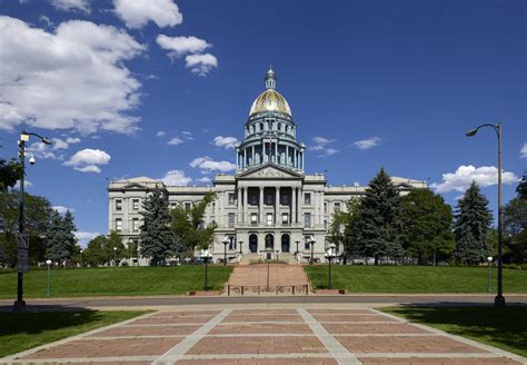 A photo of the Colorado State Capitol building in Denver