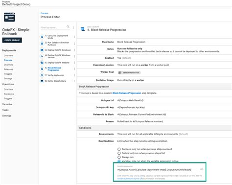 Deployment rollback plan