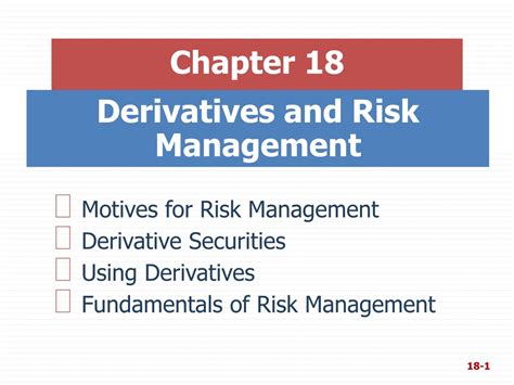 Derivatives Risk Management Excel