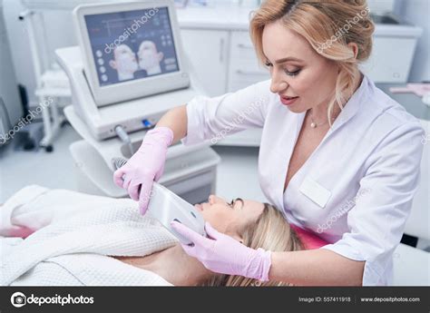 Dermatologist conducting research