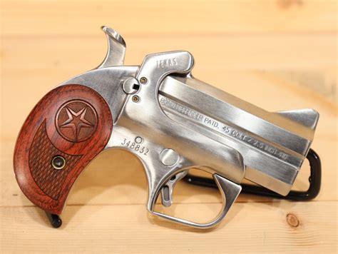 Derringers, such as the Remington Model 95, are popular for concealed carry and self-defense