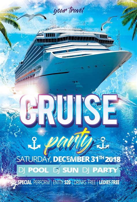 Design Boat Cruise Flyer Template