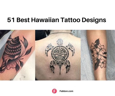 Design elements of Hawaiian tattoos