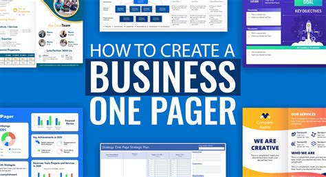 Design One Pager Template