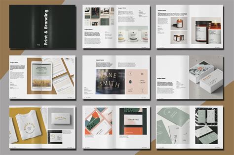 Design Portfolio Template in InDesign 1