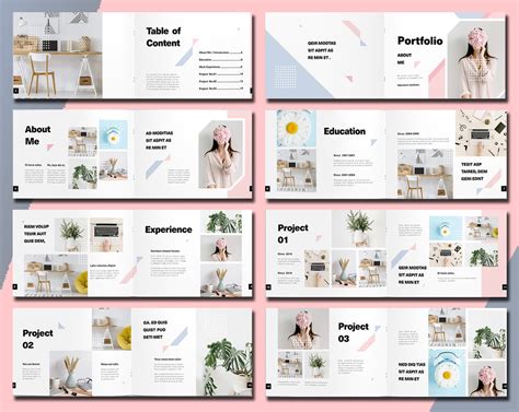 Design Portfolio Template in InDesign 4