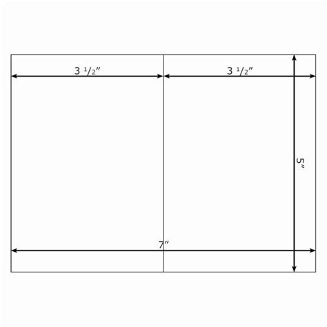 Design quarter fold card template from scratch