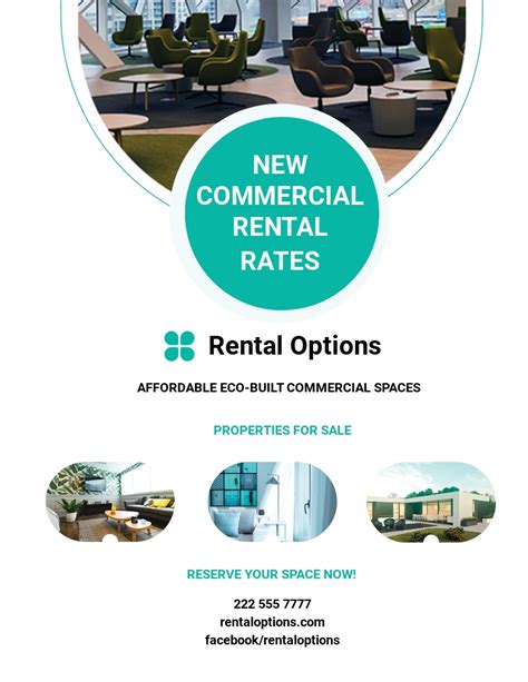 Design Rental Flyer Template in Word