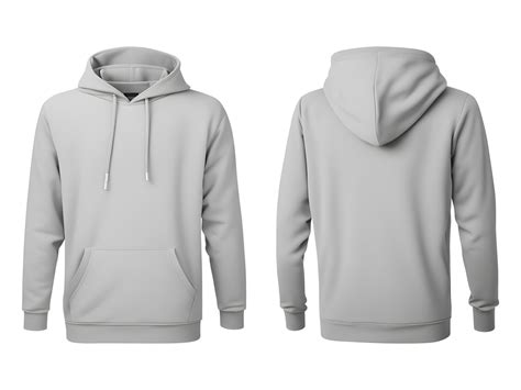 Design Tools and Software for Customizable Blank Grey Hoodie Template