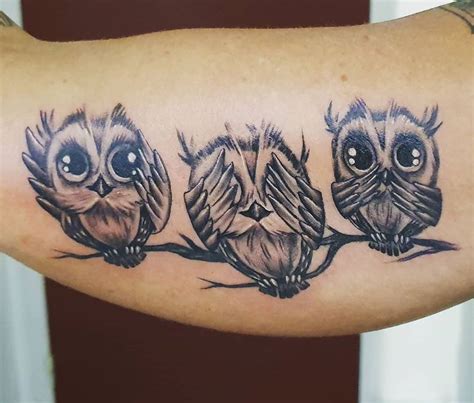 Design Variations of Hear No Evil Tattoo