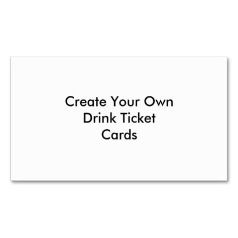 Design your own drink tickets with Canva