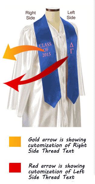 Design Your Own Graduation Stole