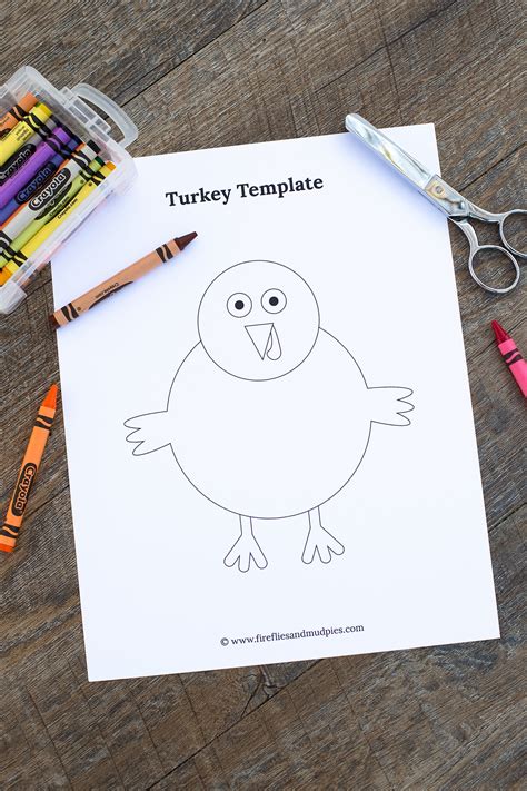 Design Your Own Turkey Face Template 3