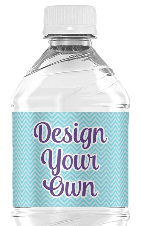 Design Your Own Water Bottle Label Example