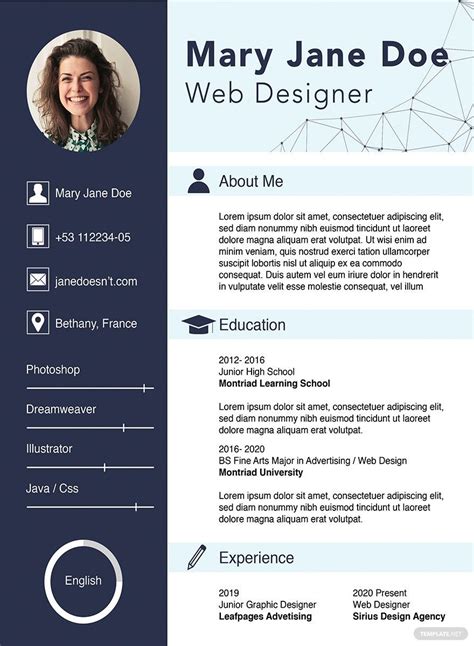 Designer CV Template Download