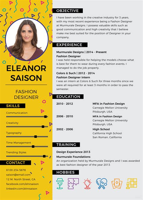 Designer CV Template Free