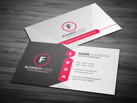 Example of designing a business card in Excel