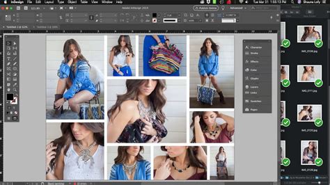 Designing a Photo Collage in InDesign