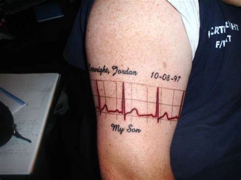 Designing an echocardiogram tattoo