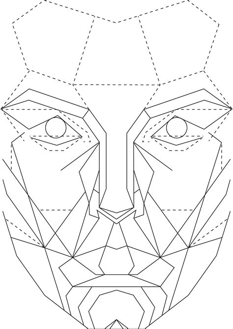 Designing a Face Template with a Transparent Background