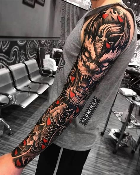 Designing full sleeve tattoos