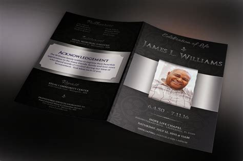 Designing Funeral Brochure