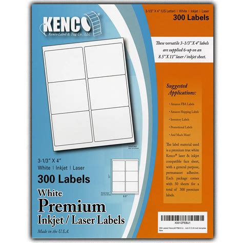 Designing Your 4x6 Kenco Label Template