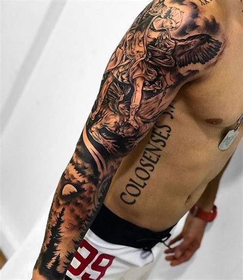 Designing Male Half Sleeve Tattoo