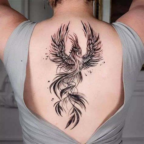 Custom Phoenix Tattoo Design