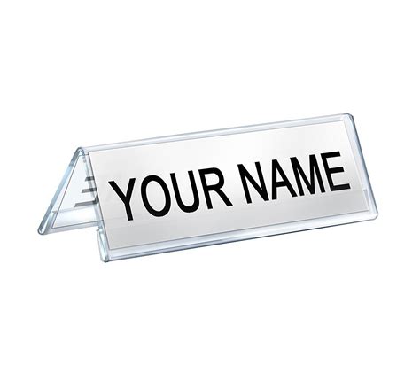 Desk Name Tag Ideas