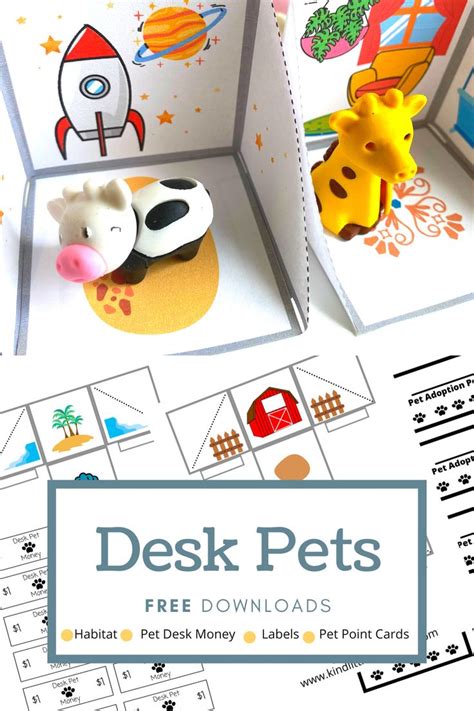 Desk Pet Habitat Printables