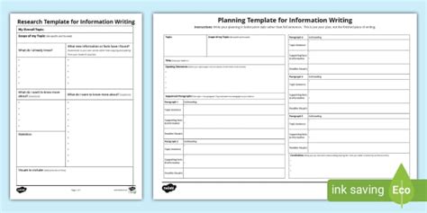 Destination research template in Excel