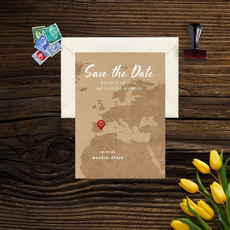 City Wedding Save the Date Template