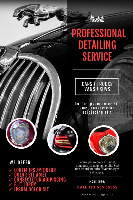 Detailing and Protection Flyer