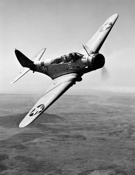 Devastator torpedo bomber in flight