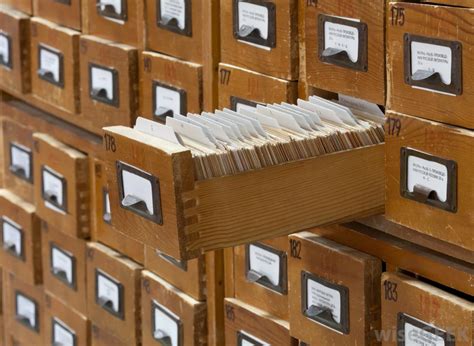 Dewey Decimal System Catalog Cards