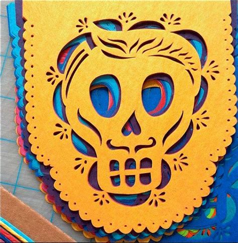 Dia De Los Muertos Papel Picado Garland