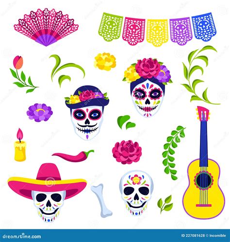 Dia De Los Muertos Symbols