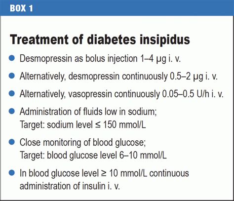 Diabetes Insipidus Treatment