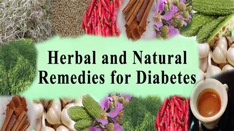 Diabetes Remedies Herbs Image