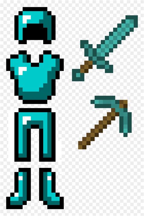 Diamond Armor Template in Minecraft