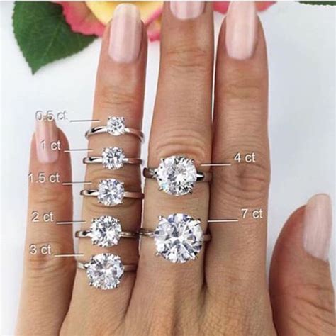 Diamond Ring Size Chart for Engagement Rings for Accurate Measurements