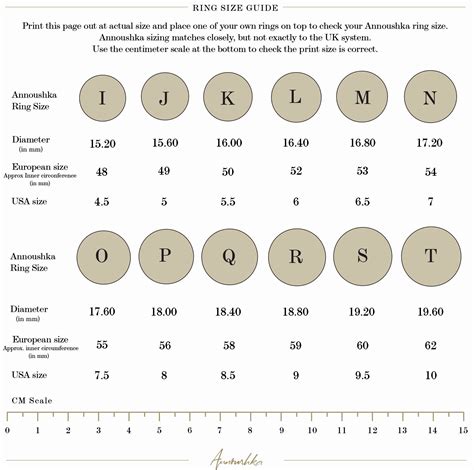 Diamond Ring Size Chart for Men for Accurate Measurements